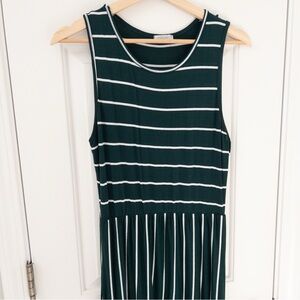 Green Striped and Grey Striped Women's Dress Bundle